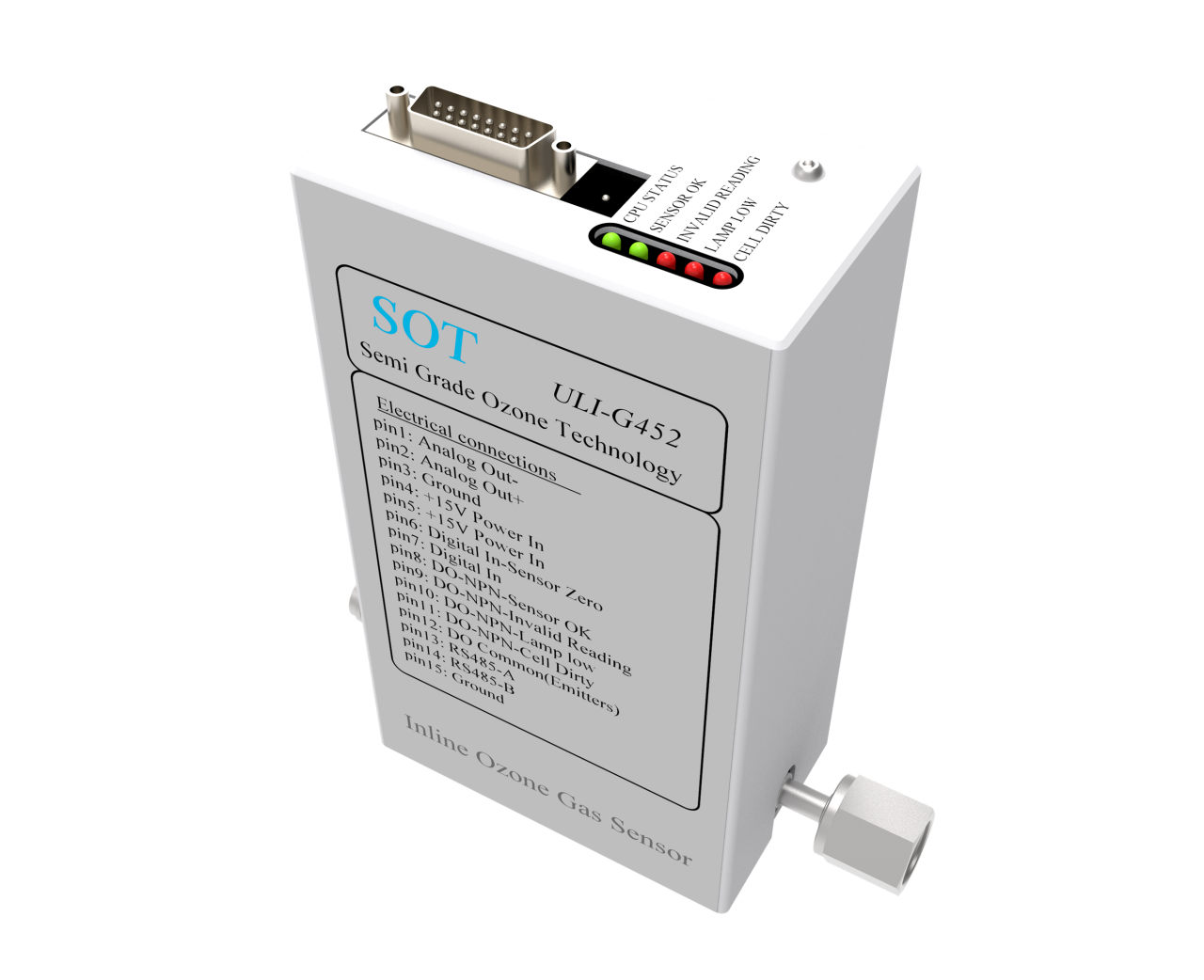Ozone Sensor 臭氧濃度偵測器