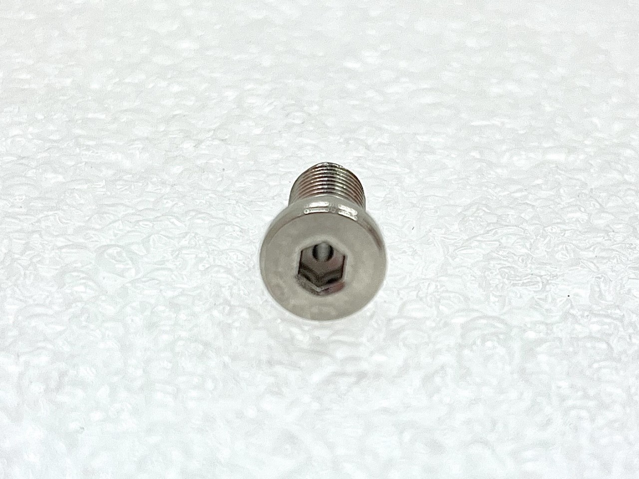 SCRW,SKT,HEX,1/4-28 x .5 IN, VENTED, NICKEL PLATED