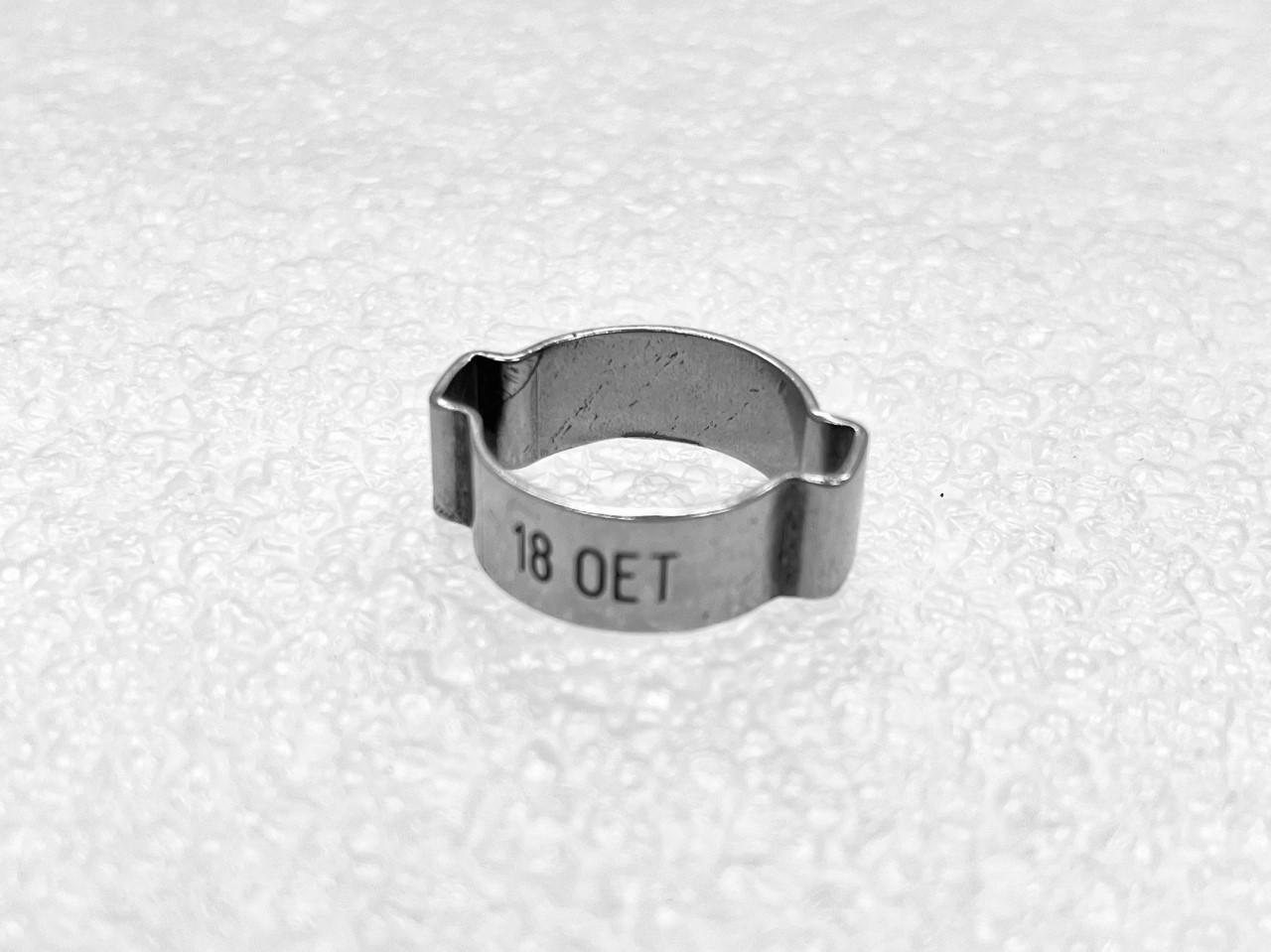 18 OET(18MM) ZINC Plated 2 Ear Clamp