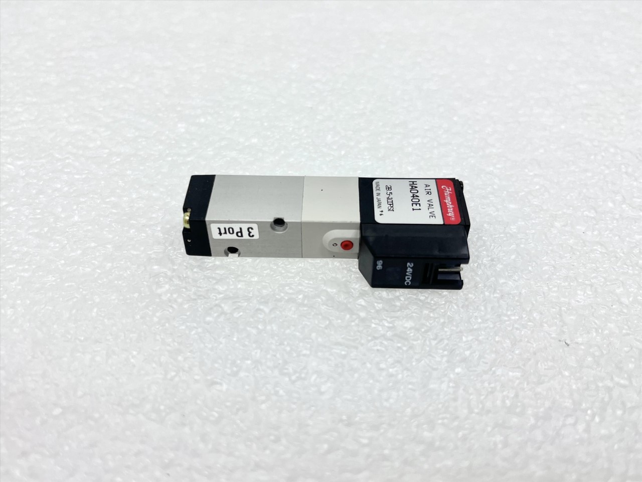 Valve, Solenoid, 3-Way, Single