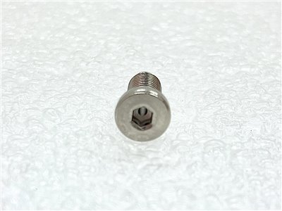 SCRW,SKT,HEX,1/4-28 x .5 IN, VENTED, NICKEL PLATED