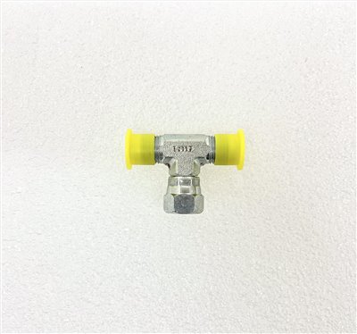 Parker 6S6X-SS Tee, 9/16-18, Swivel Nut, 37 Degree, SST