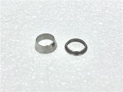 SUS 3/8"-前卡圈+後卡圈