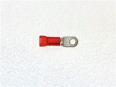 RD367-Terminal, Ring Tongue, #10, Crimp, Red