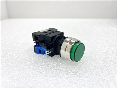 Button, Indicator, Green, Ring Lug