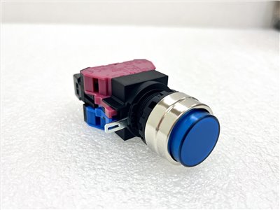 Button, Indicator, LED, Blue